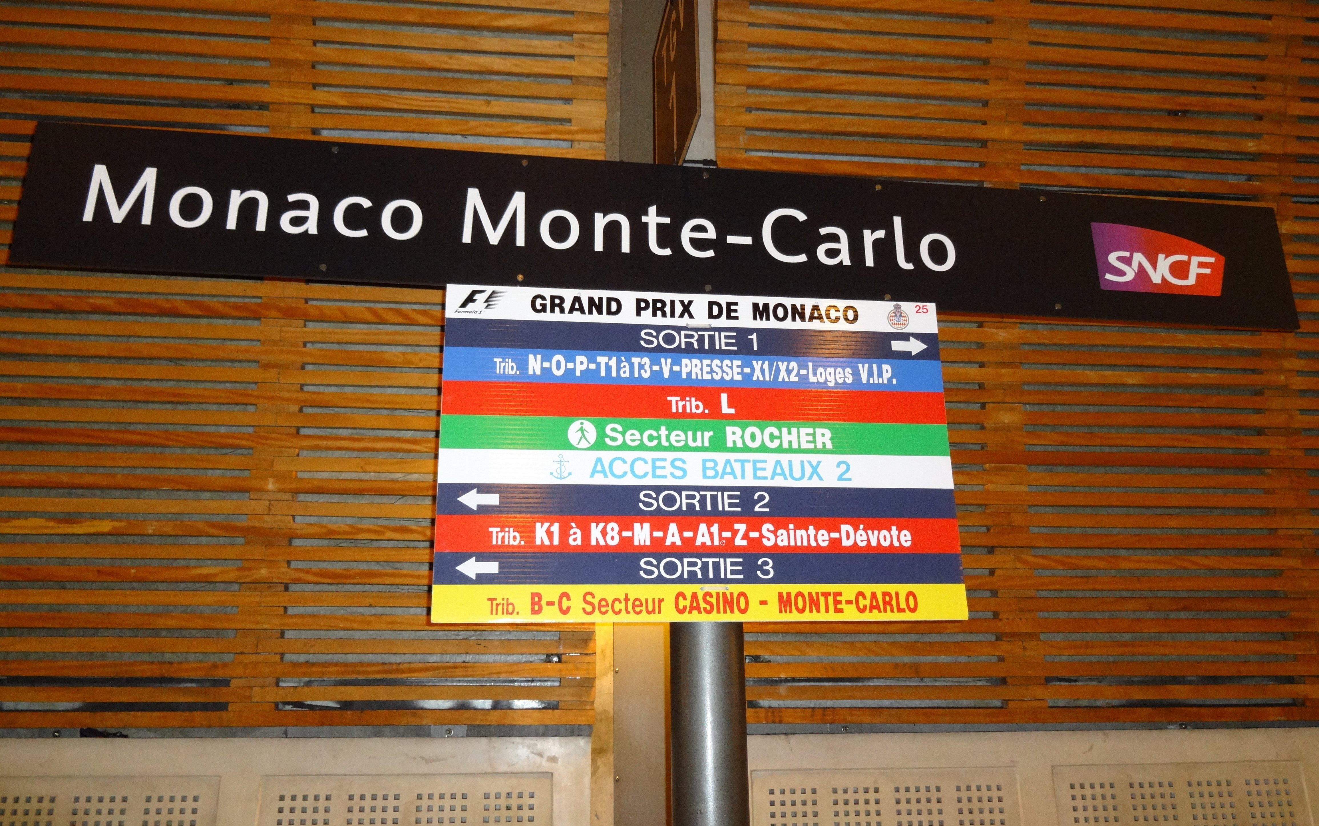 Gare de Monaco-Monte-Carlo à partir de 1999